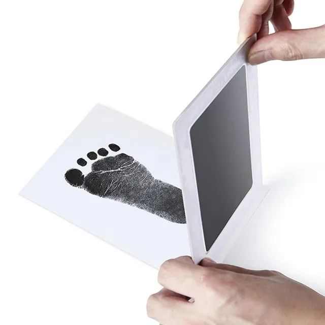 Baby palm print and footprint pad