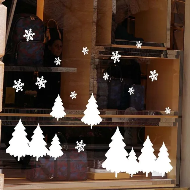 Christmas window stickers