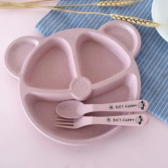 Baby food bowl with cutlery