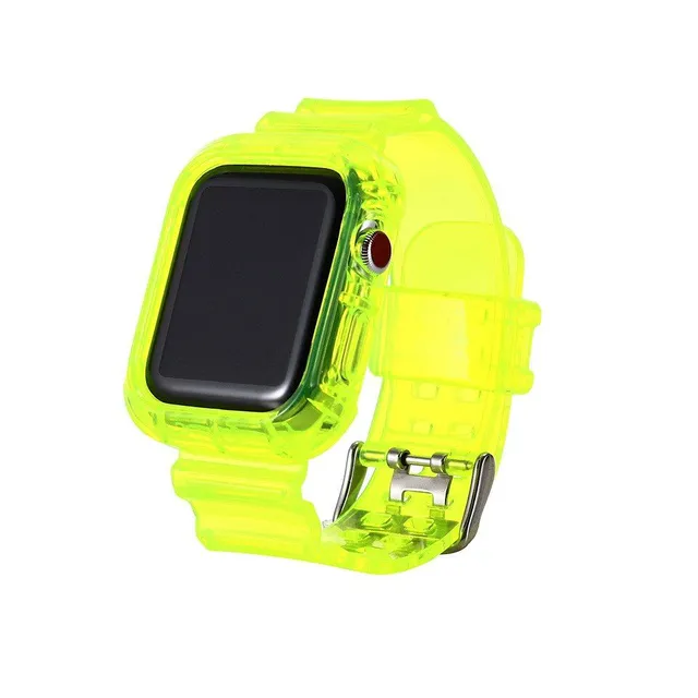 Ochranný priehľadný remienok s puzdrom pre Apple Watch
