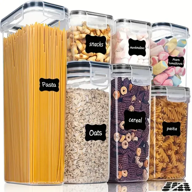 7pc airtight food storage container with lid