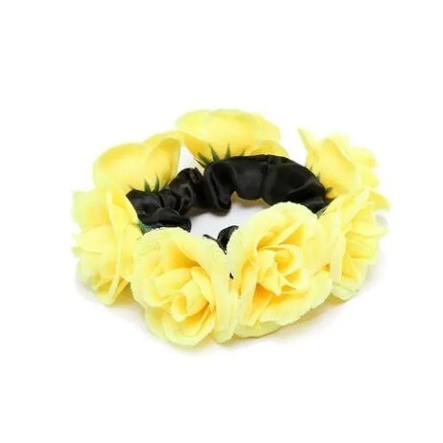 Floral hair elastic