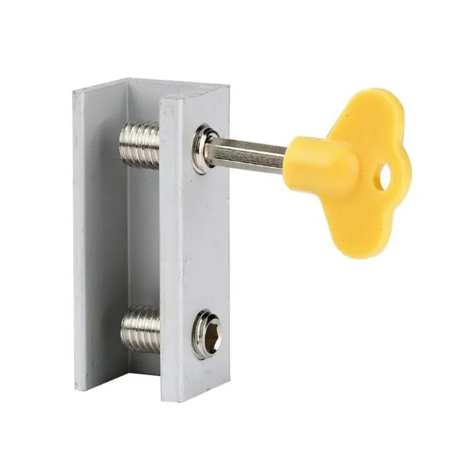 Adjustable security lock for windows and doors