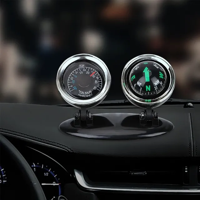 2 in 1 thermometer and compass to the car BU320