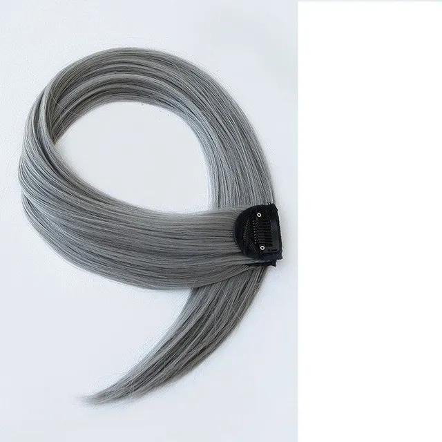 Colored artificial hair extensions soft to the hair creating a trendy look Alinafe