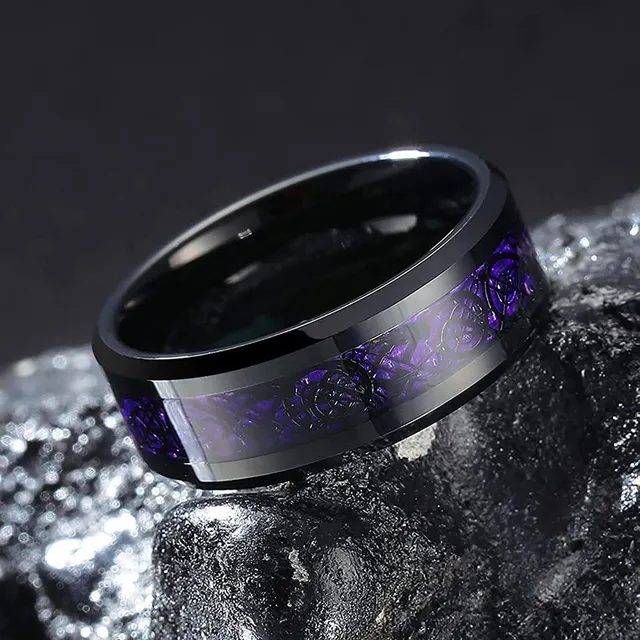 Unisex elegantní prsten se vzory
