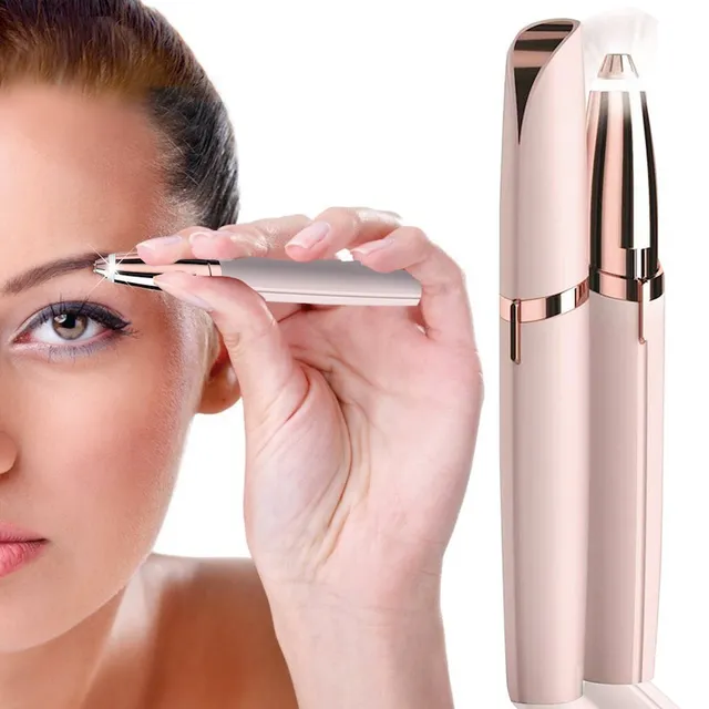 Eyebrow epilator in the shape of a pen