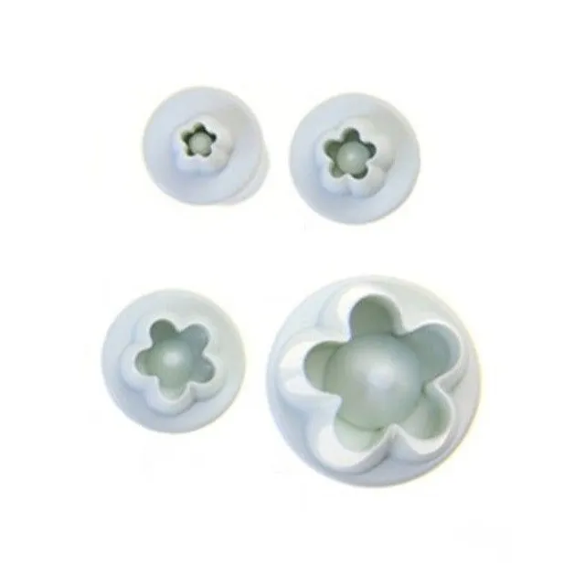 4 pcs Set of flower forms