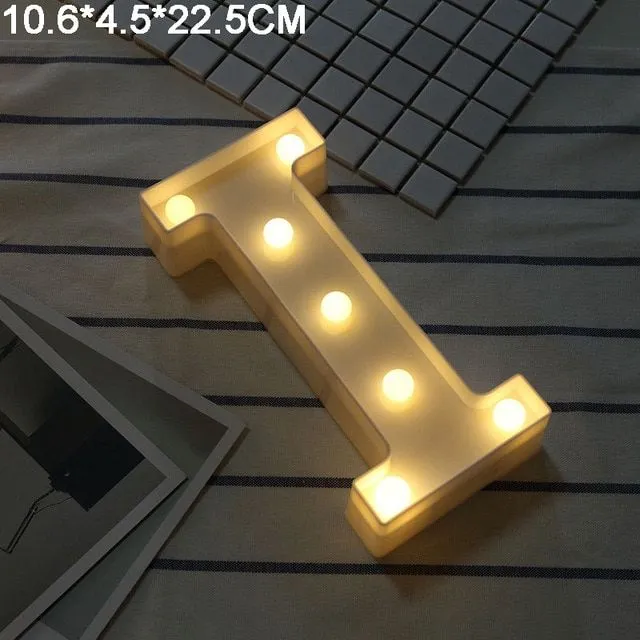 LED light letters