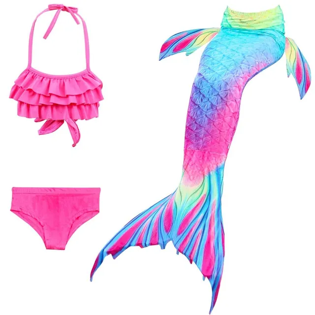 Girls Cute Swimsuit Mermaid