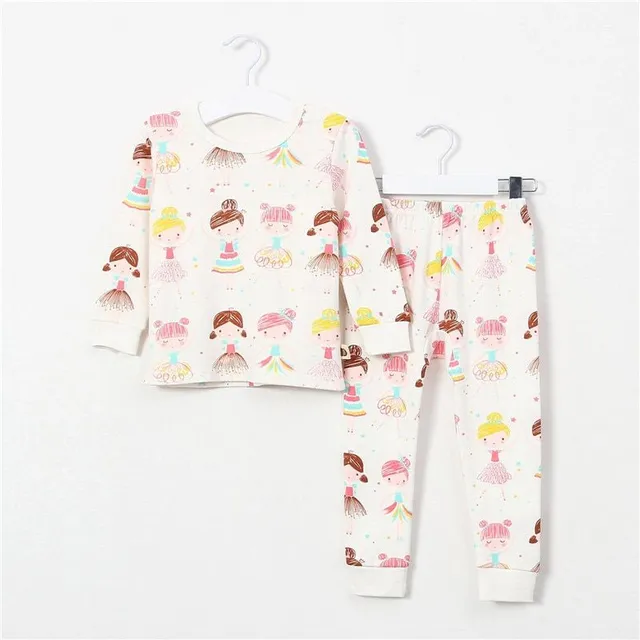 Children's cute pajamas with animal print and other