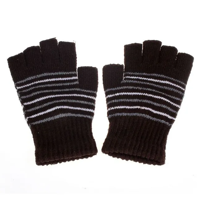 Warmed, fingerless gloves