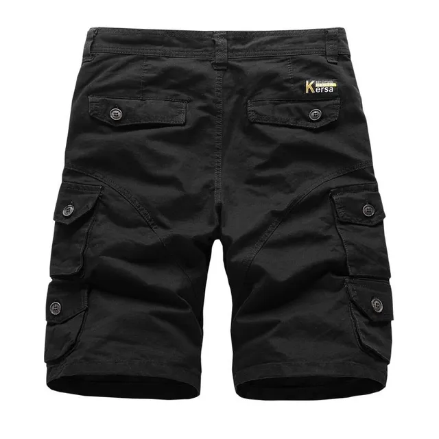 Men's sports cargo shorts - Comfortable cotton shorts for leisure and fitness