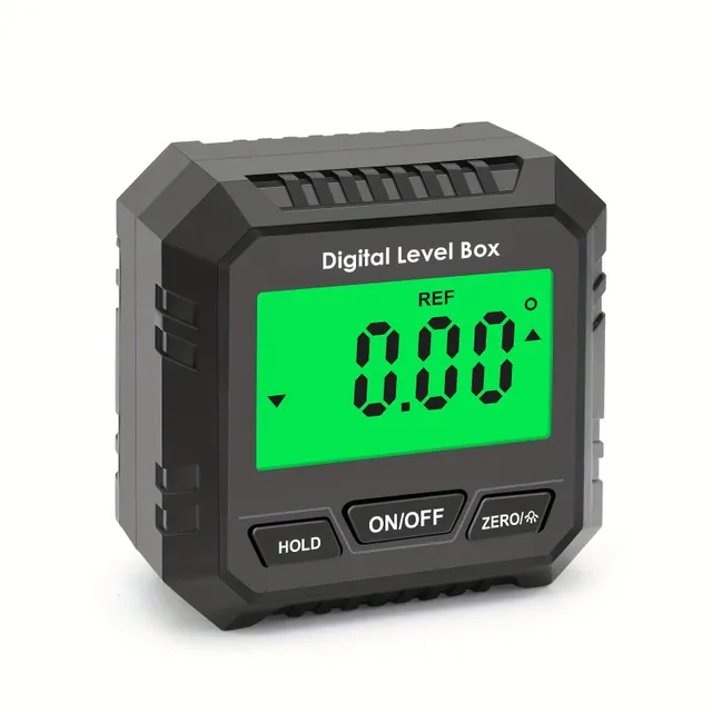 Digital angler with LCD backlight, electronic goniometer, water supply, magnetic base, miniature inklinometer