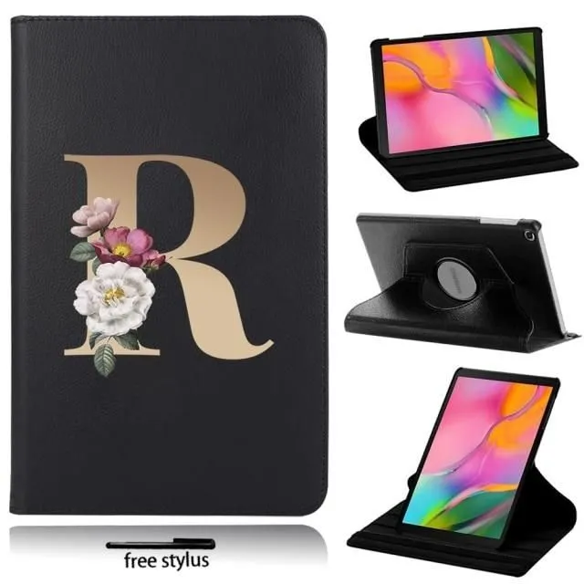 Samsung Galaxy tablet case with initial