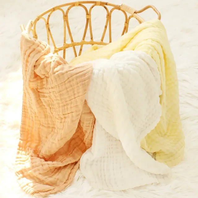 Children's six-layer blanket for a new-born sleeper or as a bath towel