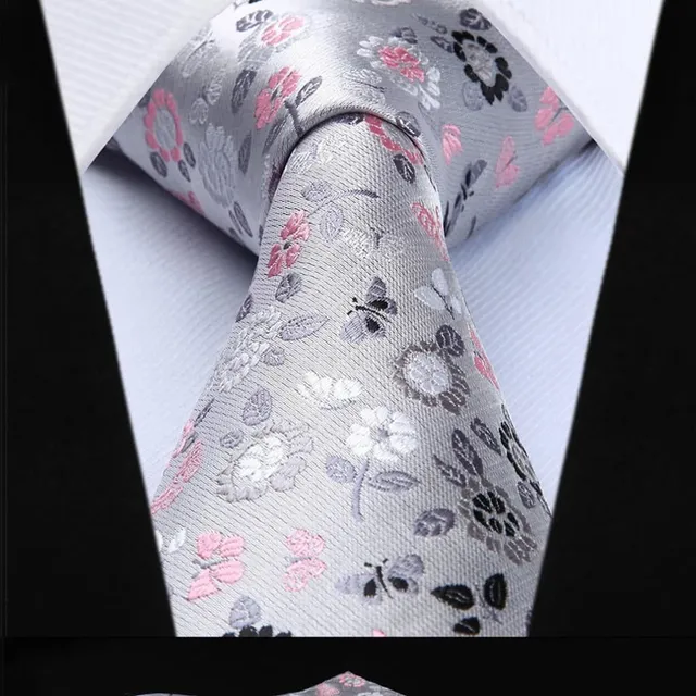 Férfi stílusú szett | Nyakkendő, zsebkendő