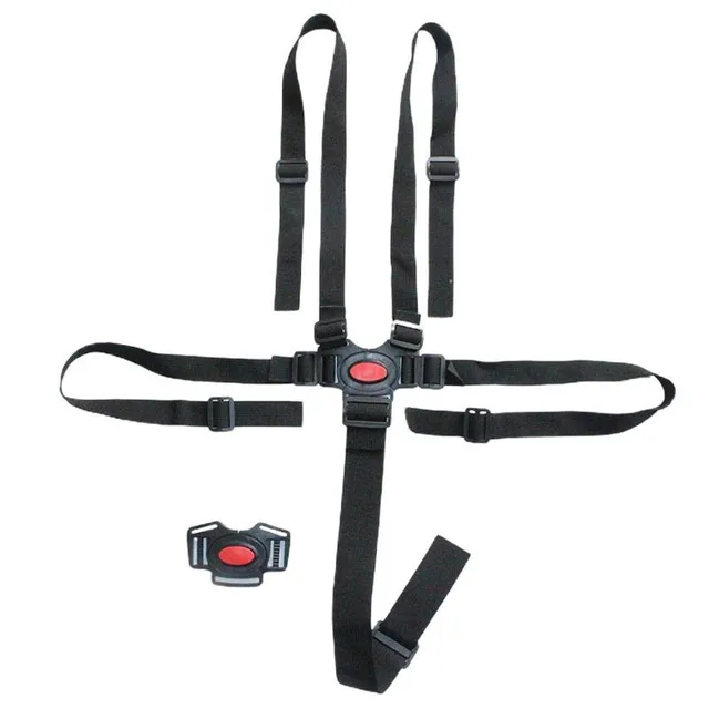 Child safety five-point harness