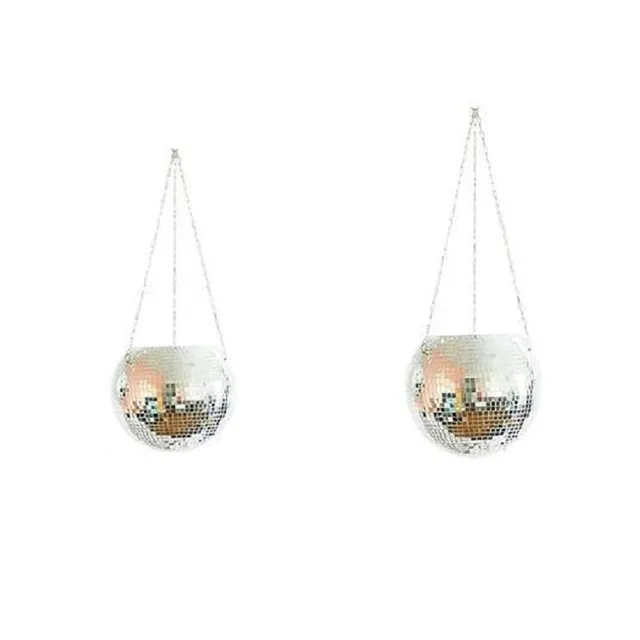 Hinged flower pot disco ball 2 k