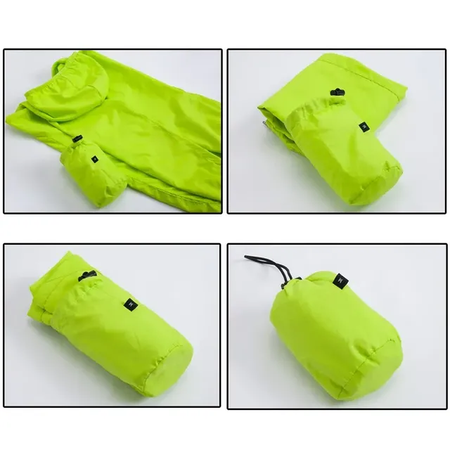Szélálló kerékpáros kabát fényvisszaverő elemekkel és UV védelemmel