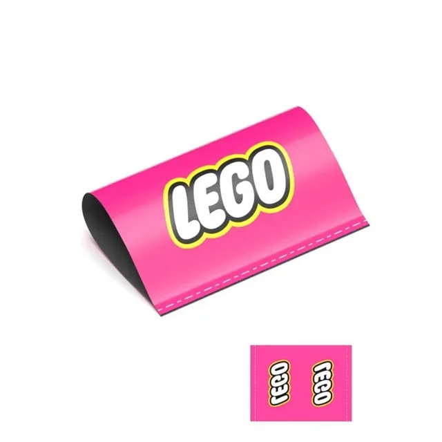 Universal decorative self-adhesive label with Lego logo for car decoration