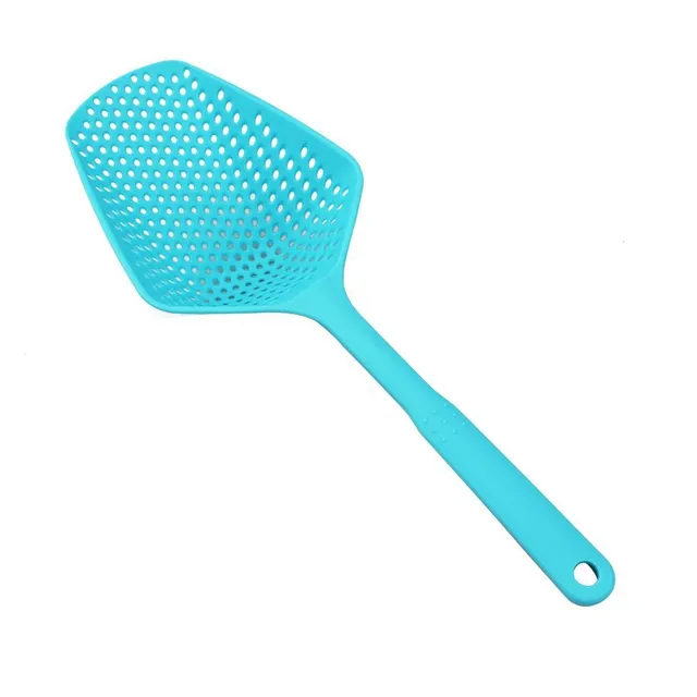 Perforated plastic scoop