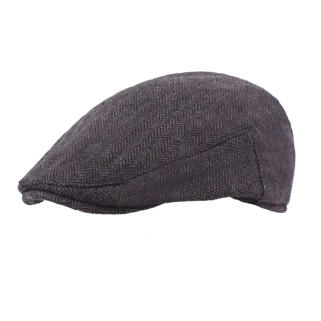 Men's classic warm beret for free cha