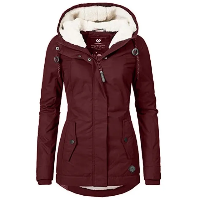 Trendy winter warm jacket Nero