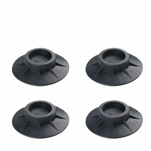 Rubber anti-vibration pads under the washing machine