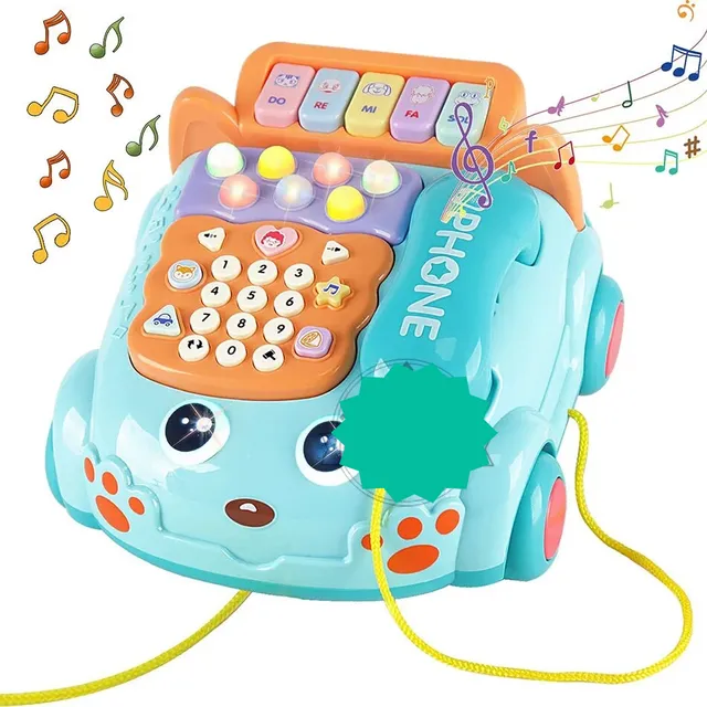 Jucărie Montessori telefon mobil muzical pentru copii