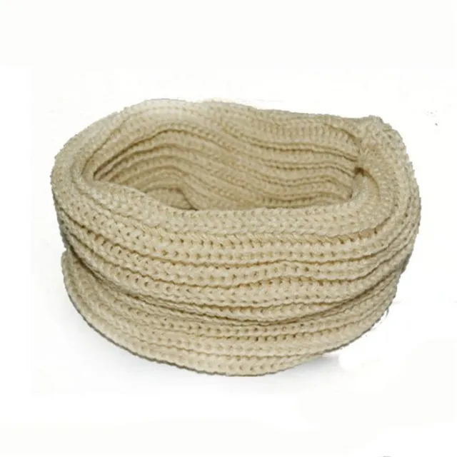 Stylish knitted unisex neck warmer Choncey Beige2