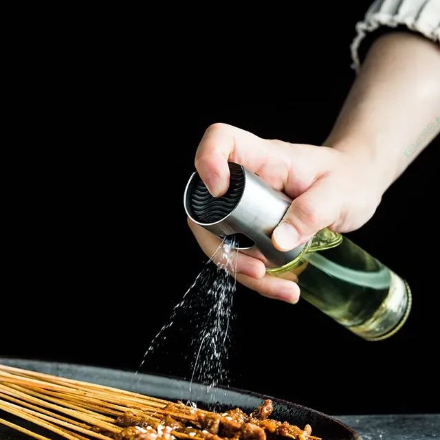 Pulverizator de ulei cu pompă - Instrument practic pentru bucătărie, grătar și BBQ