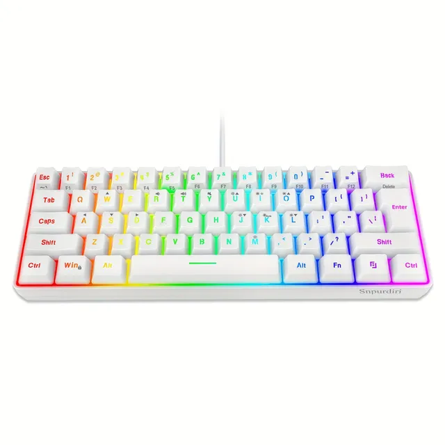 Mini tastatură de gaming cu retroiluminare RGB - wireless și impermeabilă