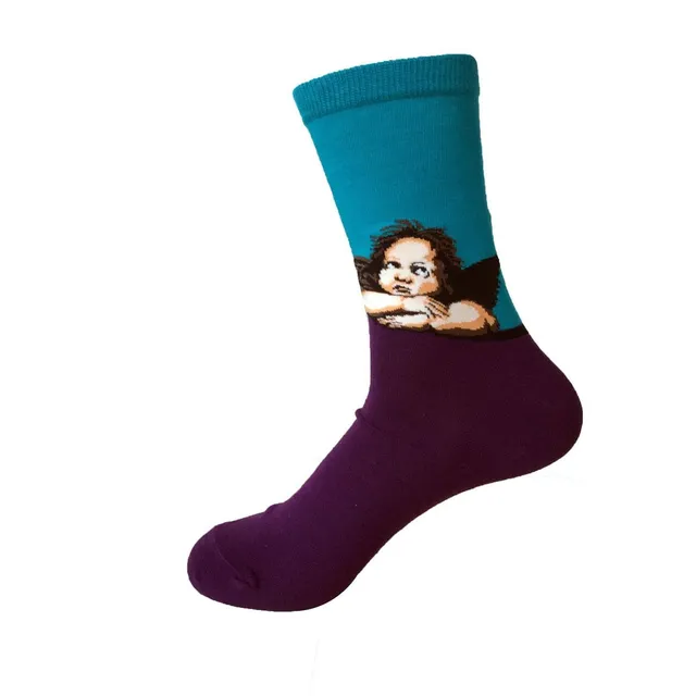 Pánske ponožky s umeleckým motívom