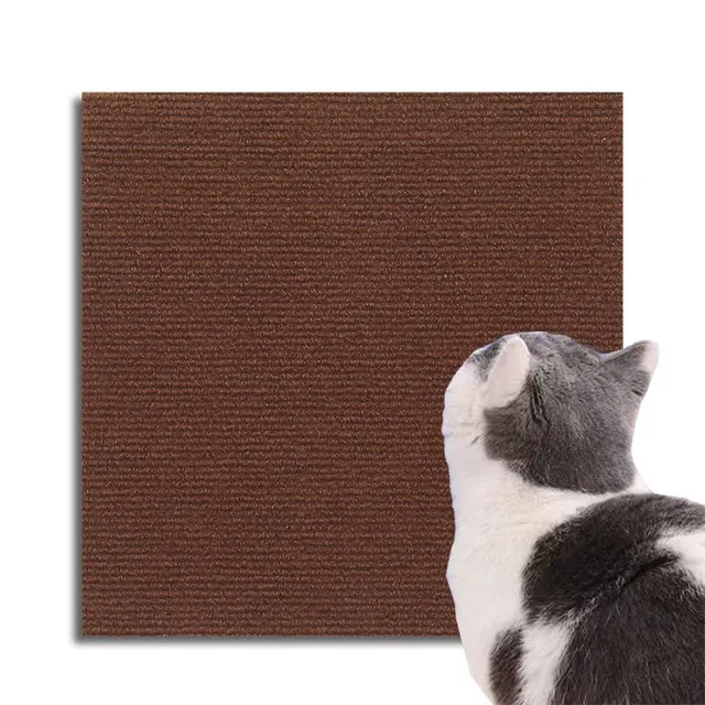 Scratching board for cats on the wall - self-adhesive and non-slip