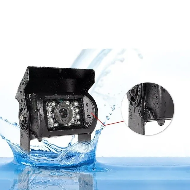 Rear camera for trucks