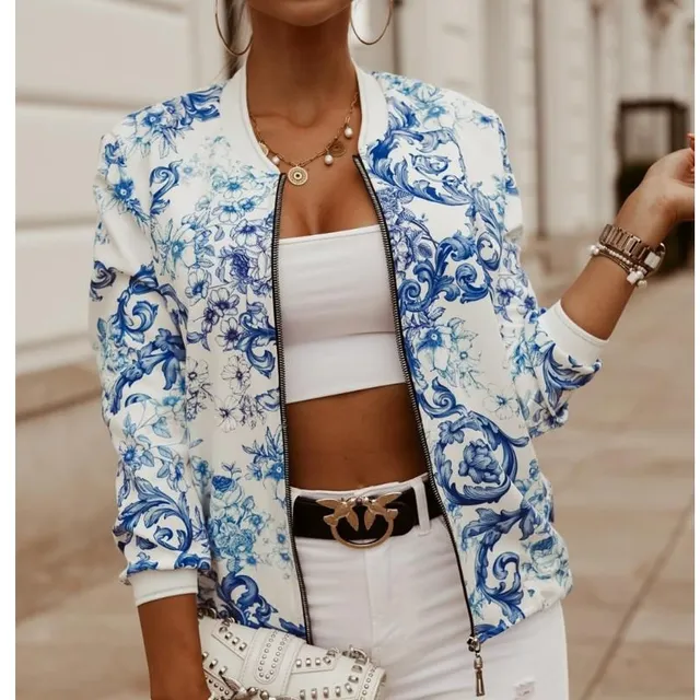 Women's fashion bomber jacket