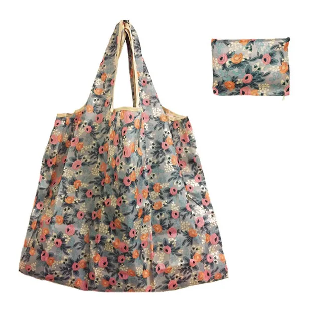 Reusable foldable shopping bag