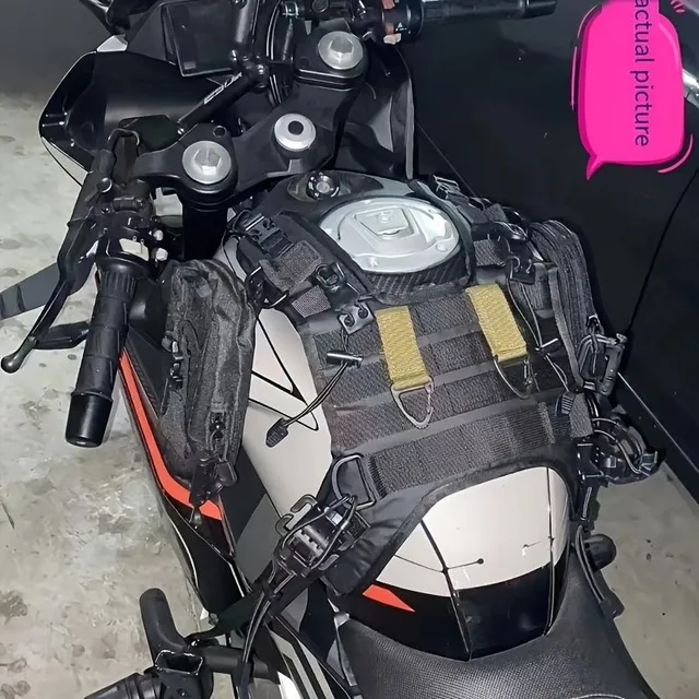 General Locomotive Vesta With Fuel Tanks Stock Equipment Rider Bag On Fuel Tank For Motorcycles With Molle Vesta System For Scratching Fuel Tanks