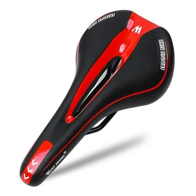 Comfortable bike saddle b-style-red