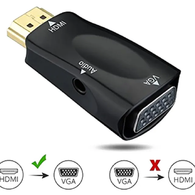 HDMI VGA adapter male and female - 2 colors