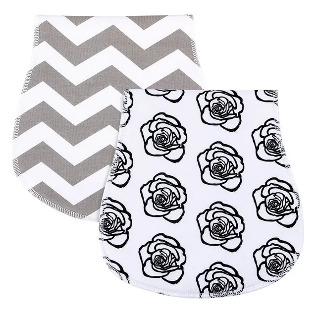 Protective shoulder swaddle for burping newborn - different print variants Catell