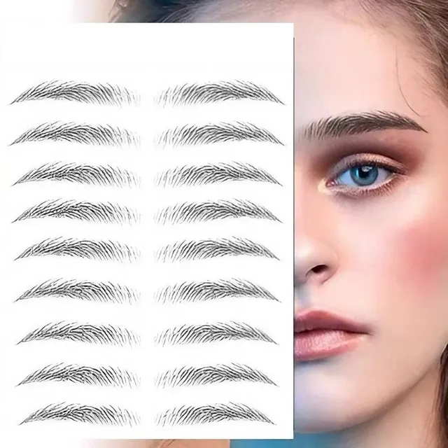 Microblading sticker - temporary eyebrow tattoo