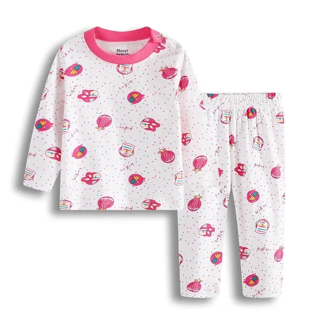 Children's pajamas for boys and girls with long sleeves (3-24 months)