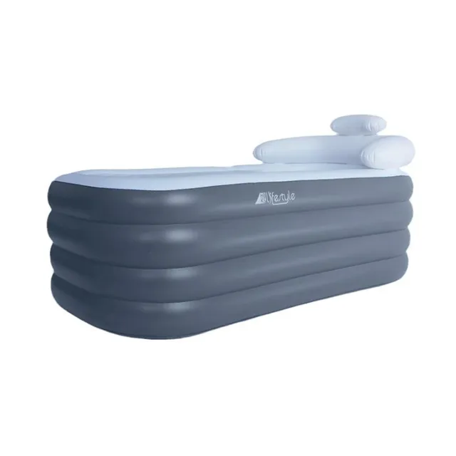 Portable inflatable bathtub, family relaxation bathtub with sauna function, freestanding inflatable bathtub