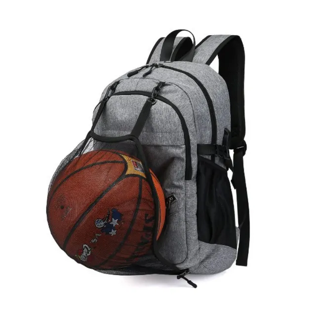 Backpack with ball net