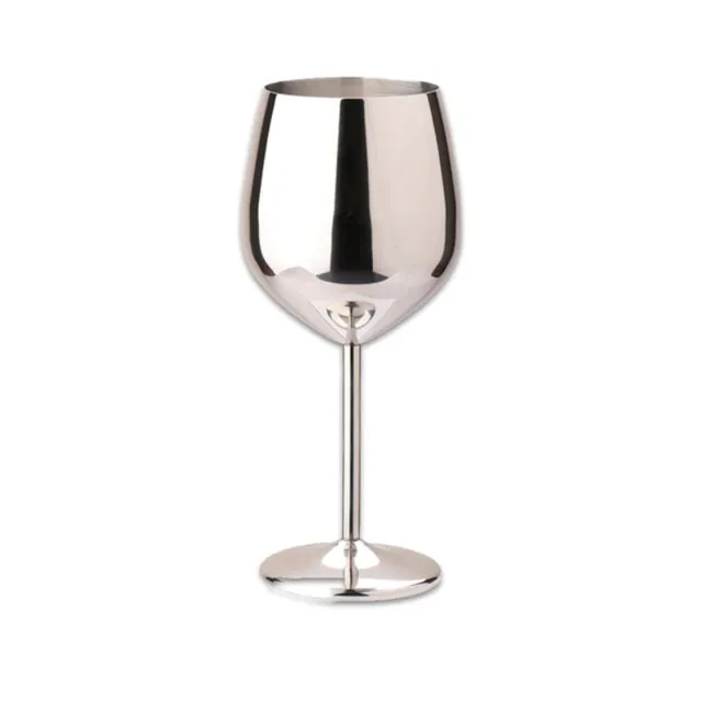 Metallic wine glasses