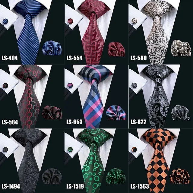 Men's formal luxury set | Tie, Handkerchief, Cufflinks