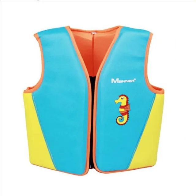 Professional Children's Swimming Inflatable Vest Sky Blue M 3-6 age