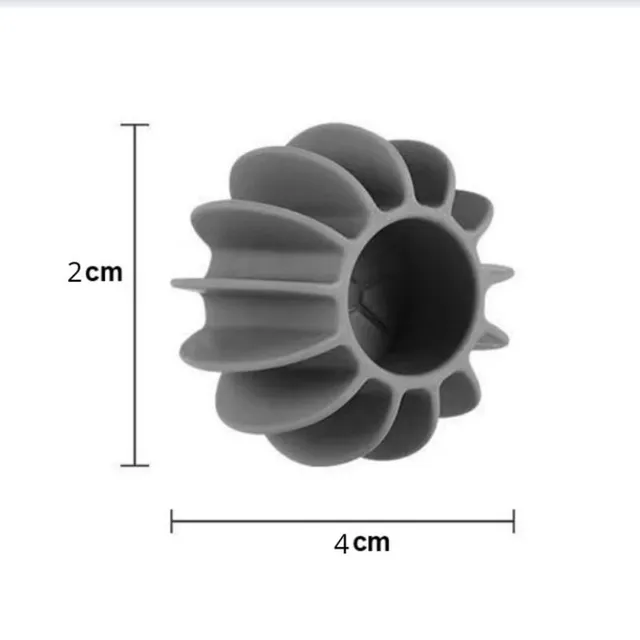 Boule en silicone pour lave-linge pour enlever les poils du linge